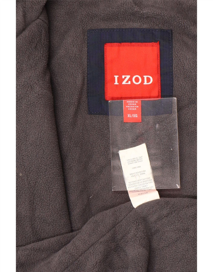 Gilet da uomo IZOD UK 42 XL poliestere blu navy