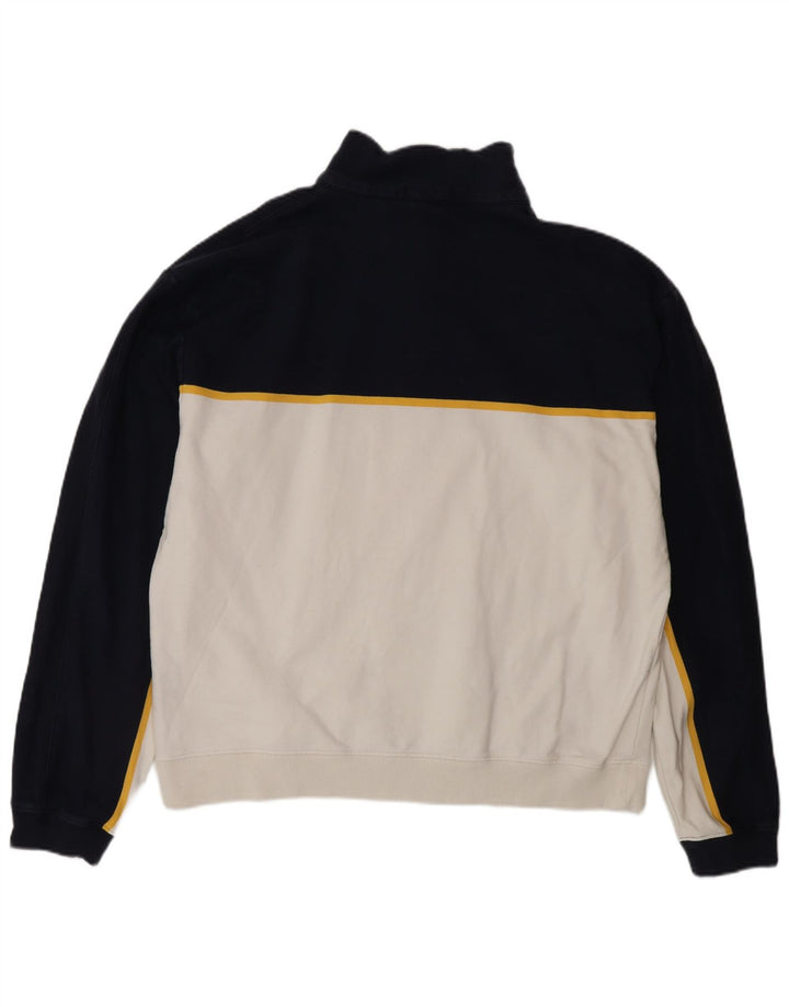 Felpa grafica da uomo Nautica Maglione grande bianco color block