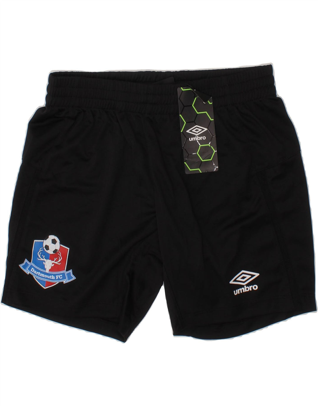 UMBRO Boys Graphic Sport Shorts 9-10 Years Medium Black Polyester Vintage Umbro and Second-Hand Umbro from Messina Hembry 