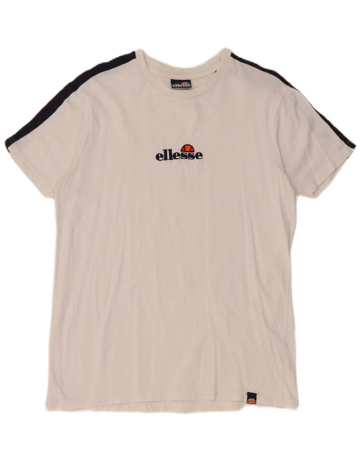 T-shirt grafica da uomo Ellesse Top Small White Colourblock