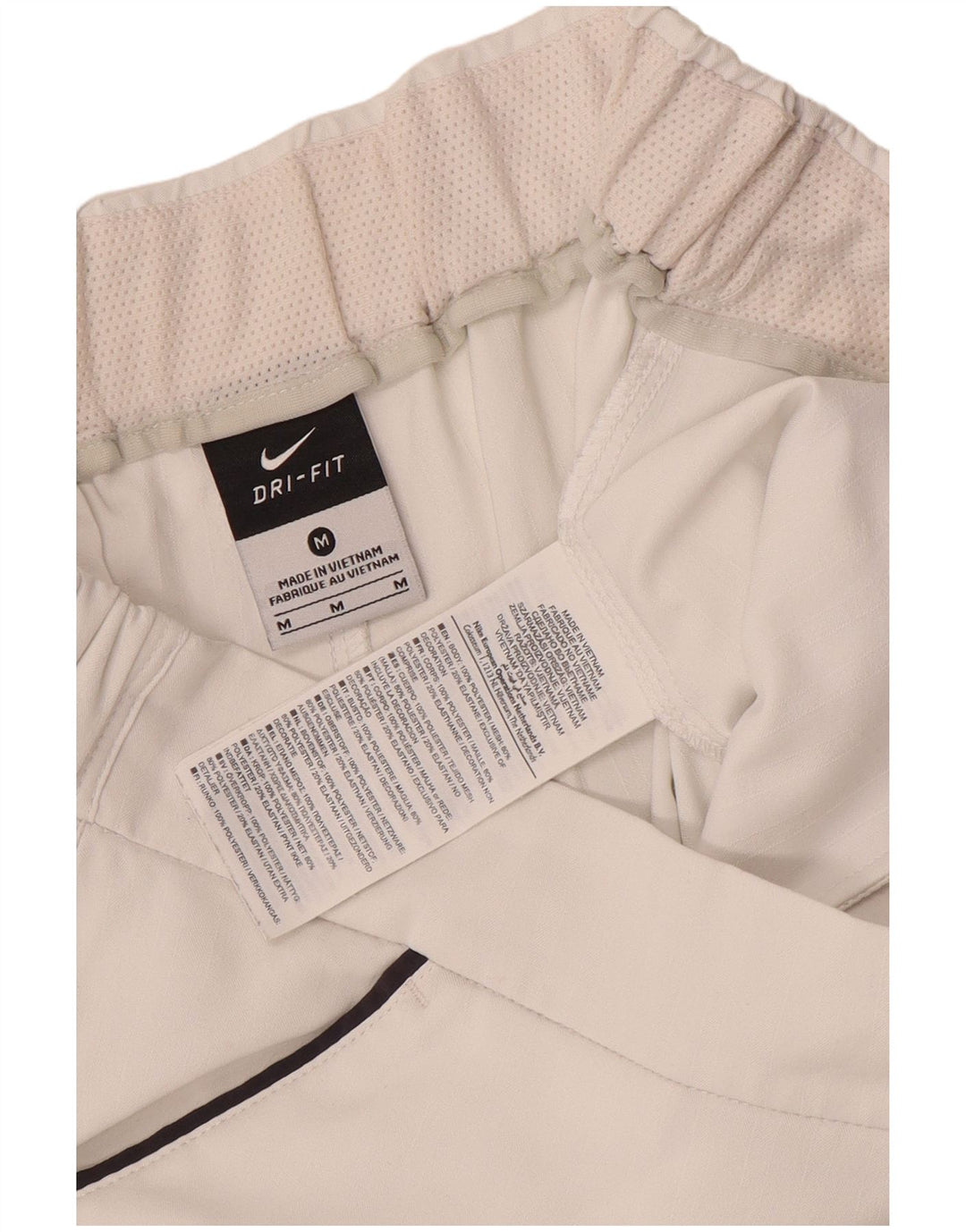 Pantaloncini chino Nike Dri Fit da uomo medi W32 poliestere bianco