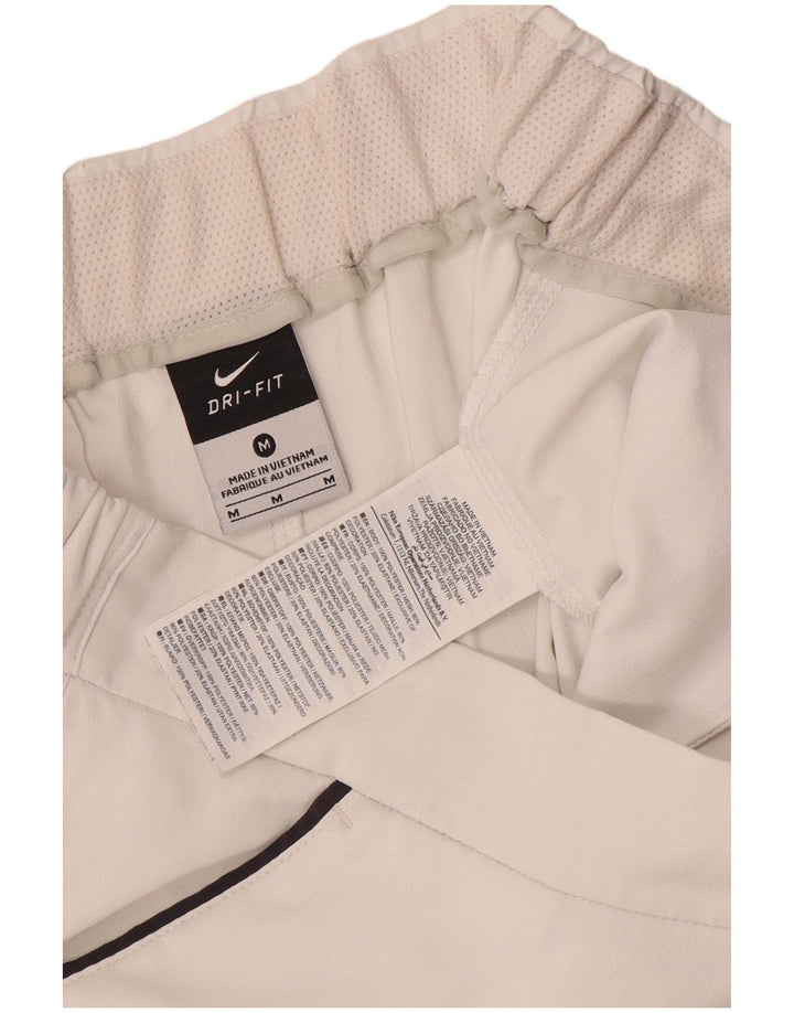 Pantaloncini chino Nike Dri Fit da uomo medi W32 poliestere bianco