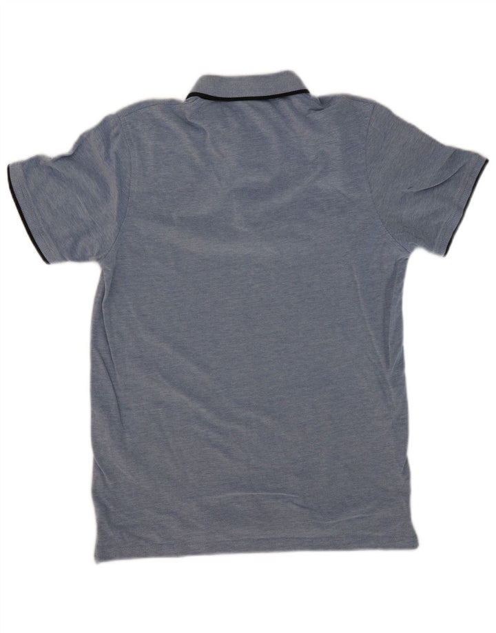 Polo da uomo Jack & Jones in cotone blu medio