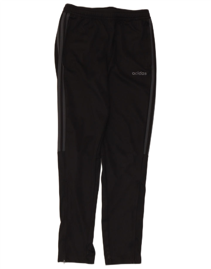 Pantaloni della tuta da ragazzo Adidas 13-14 anni in poliestere nero