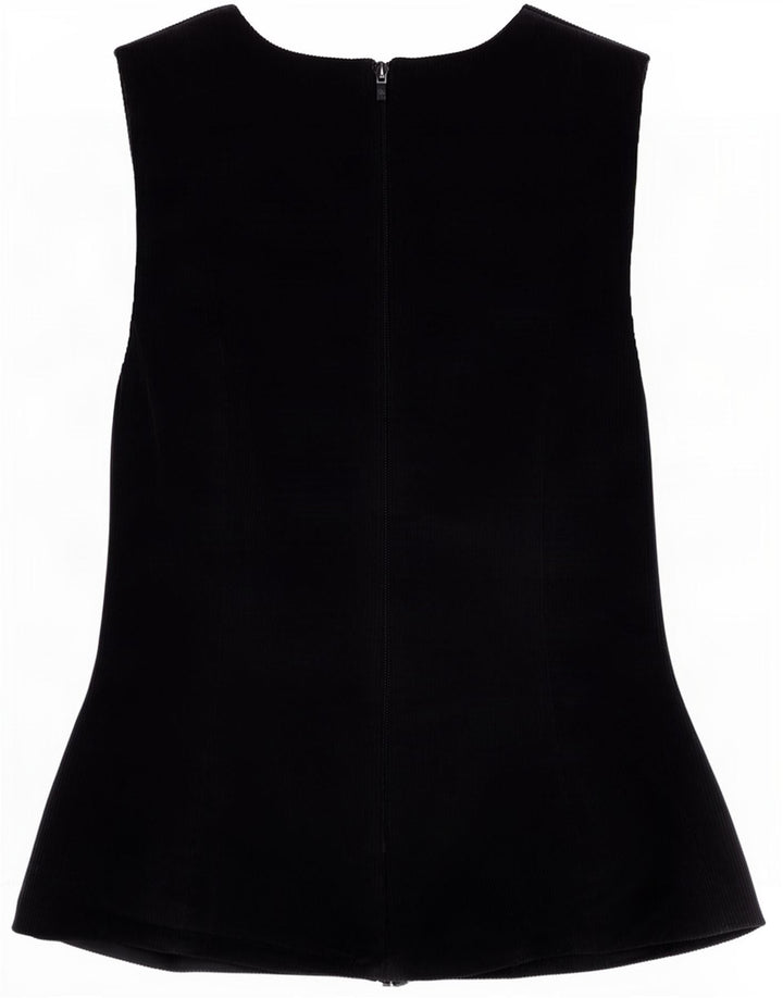 Camicetta senza maniche da donna Zara UK 8 Small Blu Navy