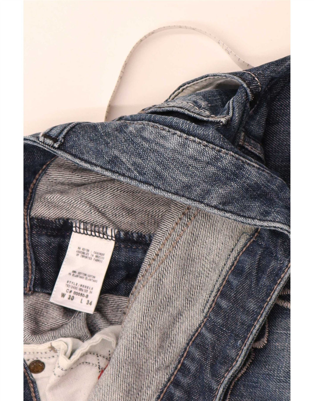 Jeans slim da donna Guess W30 L30 cotone blu