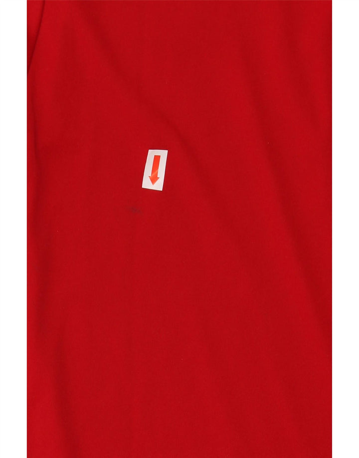 T-shirt ADIDAS da uomo Climalite Top XL Poliestere color block rosso
