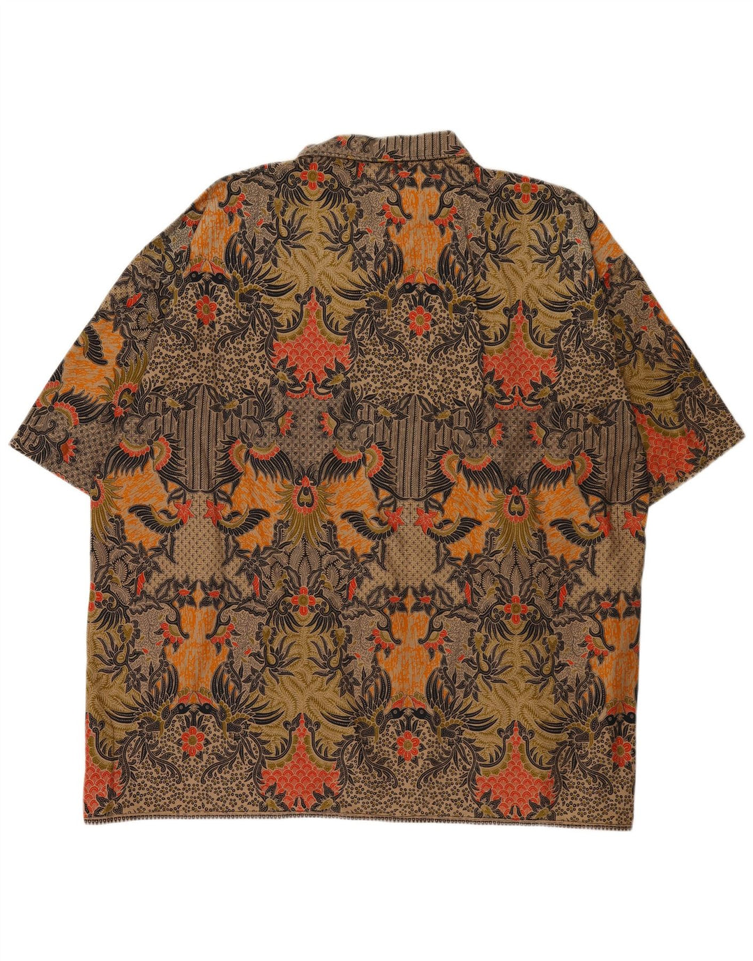 Camicia a maniche corte da uomo con motivo astratto Alit Astika 5XL multicolore
