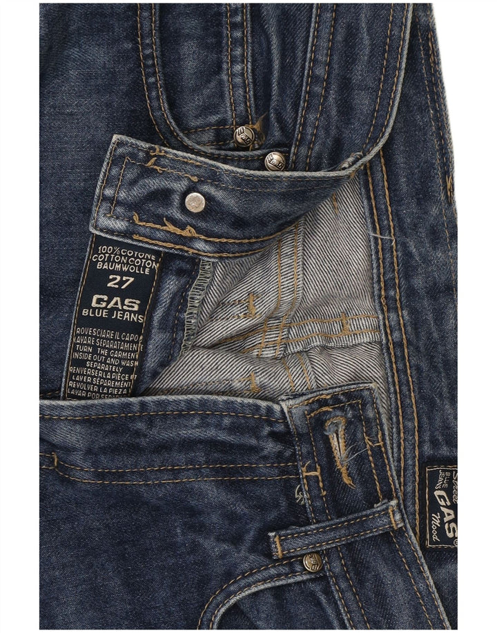 Jeans dritti da donna Gas W27 L31 cotone blu
