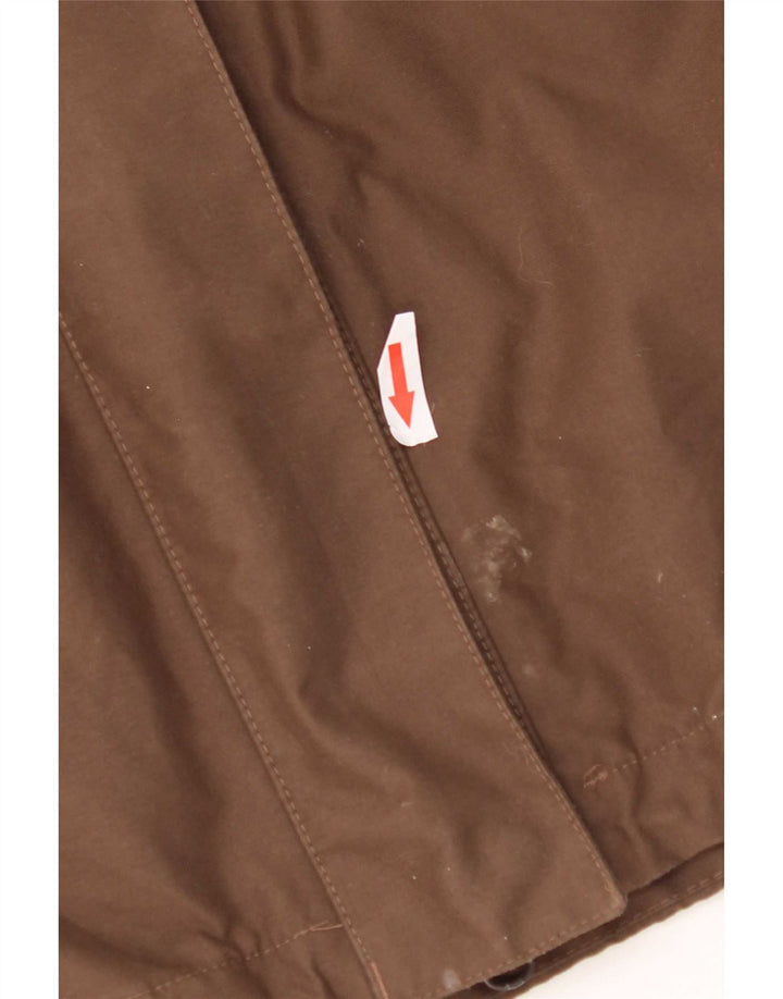 Giacca Parka con cappuccio da donna Jack Wolfskin UK 16 Large Marrone Poliestere