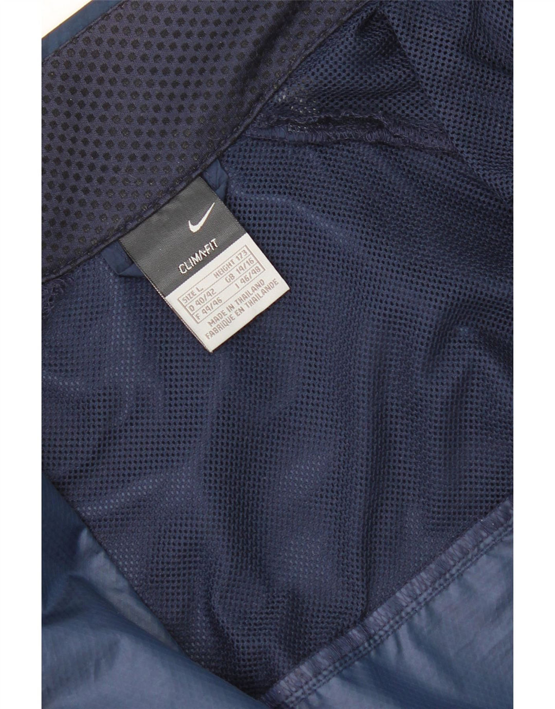 Giacca da tuta da donna Nike UK 14/16 Large Blu Navy