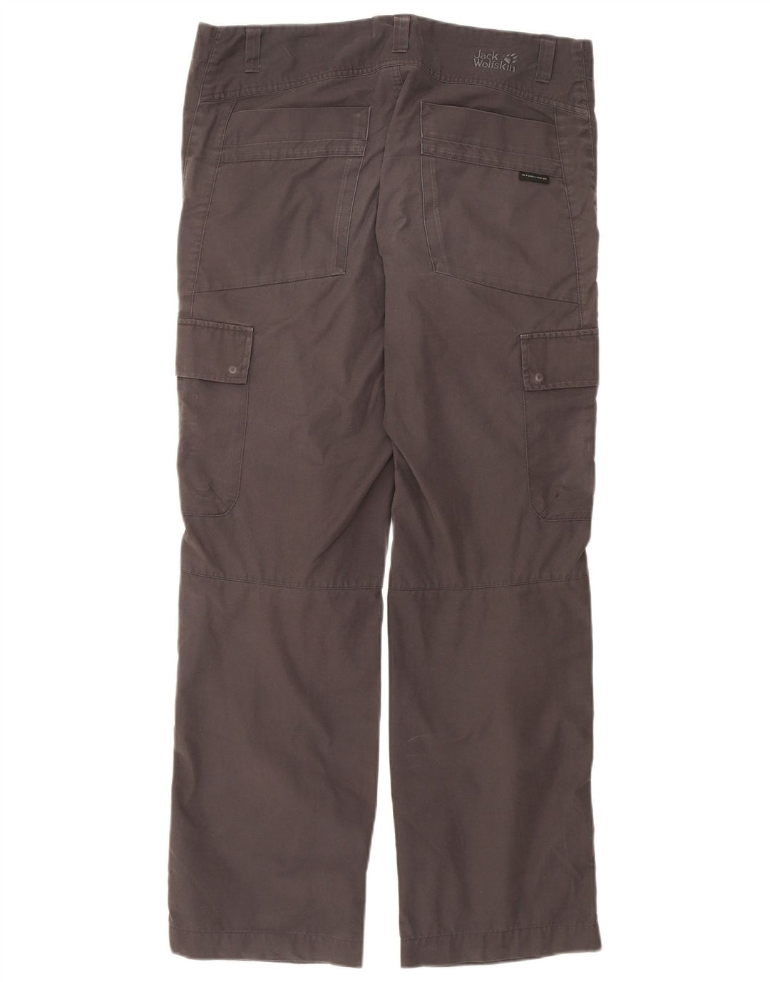 JACK WOLFSKIN Pantaloni cargo dritti da uomo W36 L32 cotone grigio
