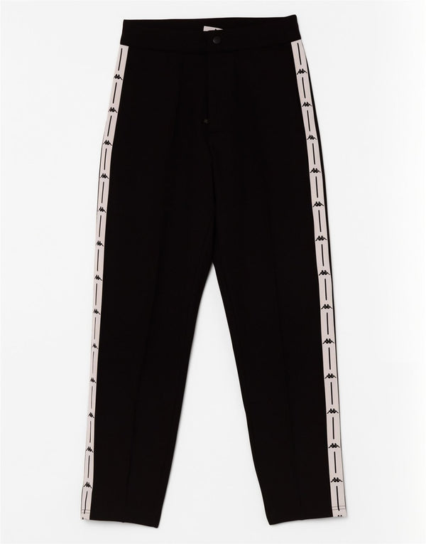 Pantaloni da tuta con grafica Kappa da donna Small Black Colourblock Sports