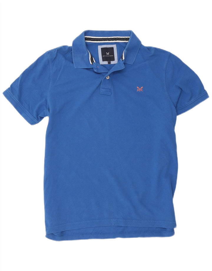 Crew Clothing Polo da uomo grande in cotone blu