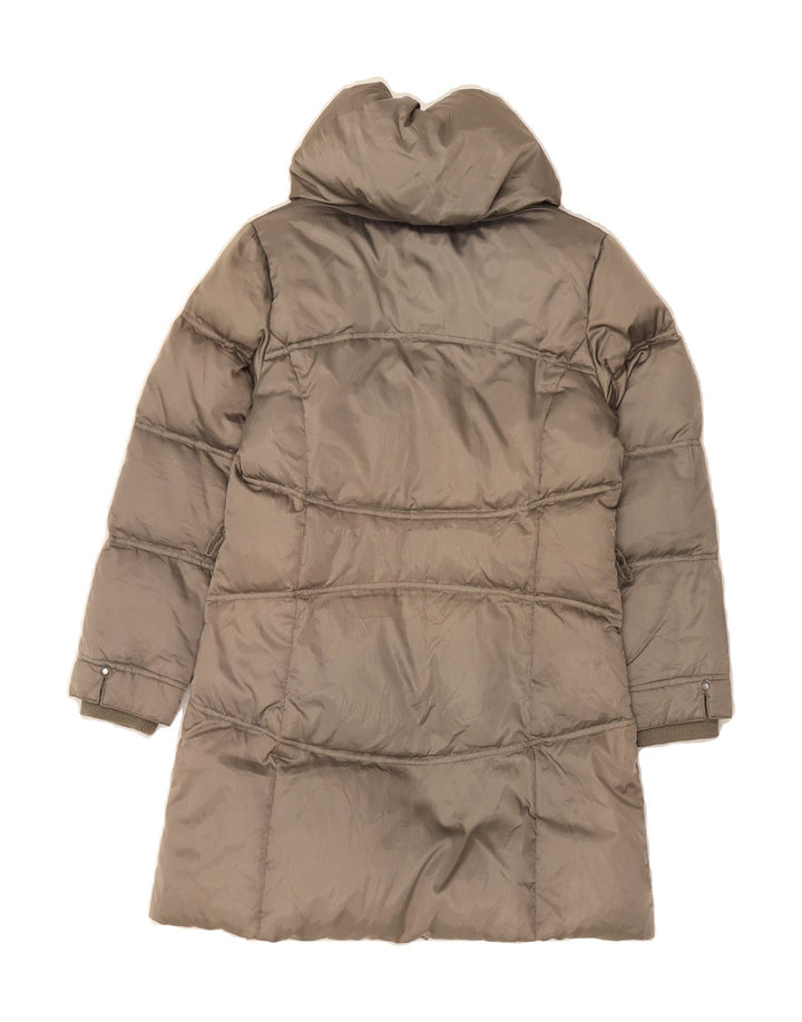 GEOX RESPIRA Girls Padded Coat 9-10 Years Grey Polyamide Vintage Geox Respira and Second-Hand Geox Respira from Messina Hembry 