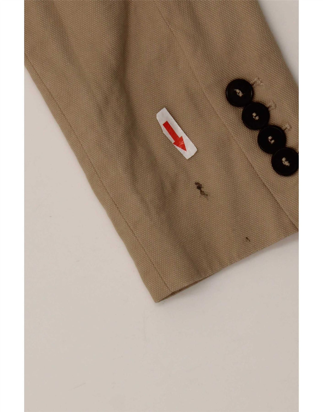 Giacca blazer a 1 bottone da donna Zara UK 6 XS Beige Lyocell