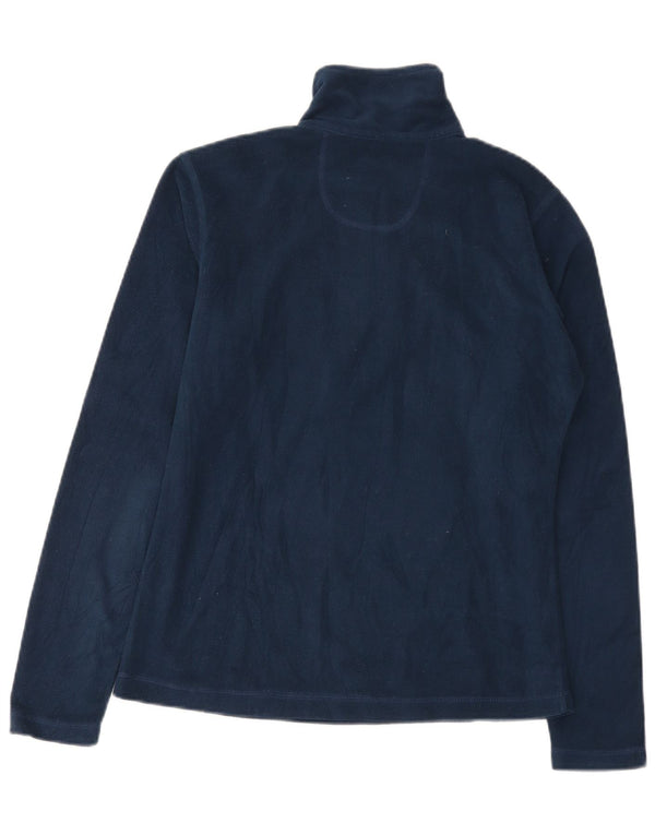 Maglione in pile da donna Diadora con collo e zip UK 14 Large Blu Navy