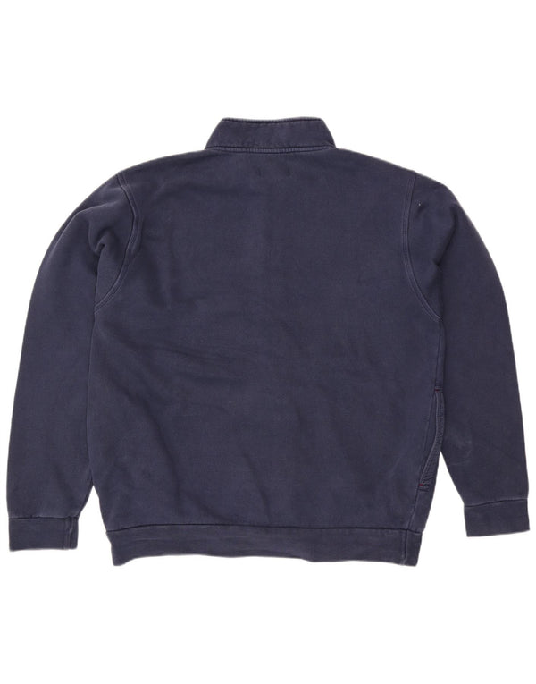 Giacca da ginnastica da uomo Orvis grande in cotone blu navy