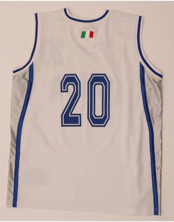 Canotta grafica Champion Italia per ragazzi 15-16 anni 2XL Colorblock bianco