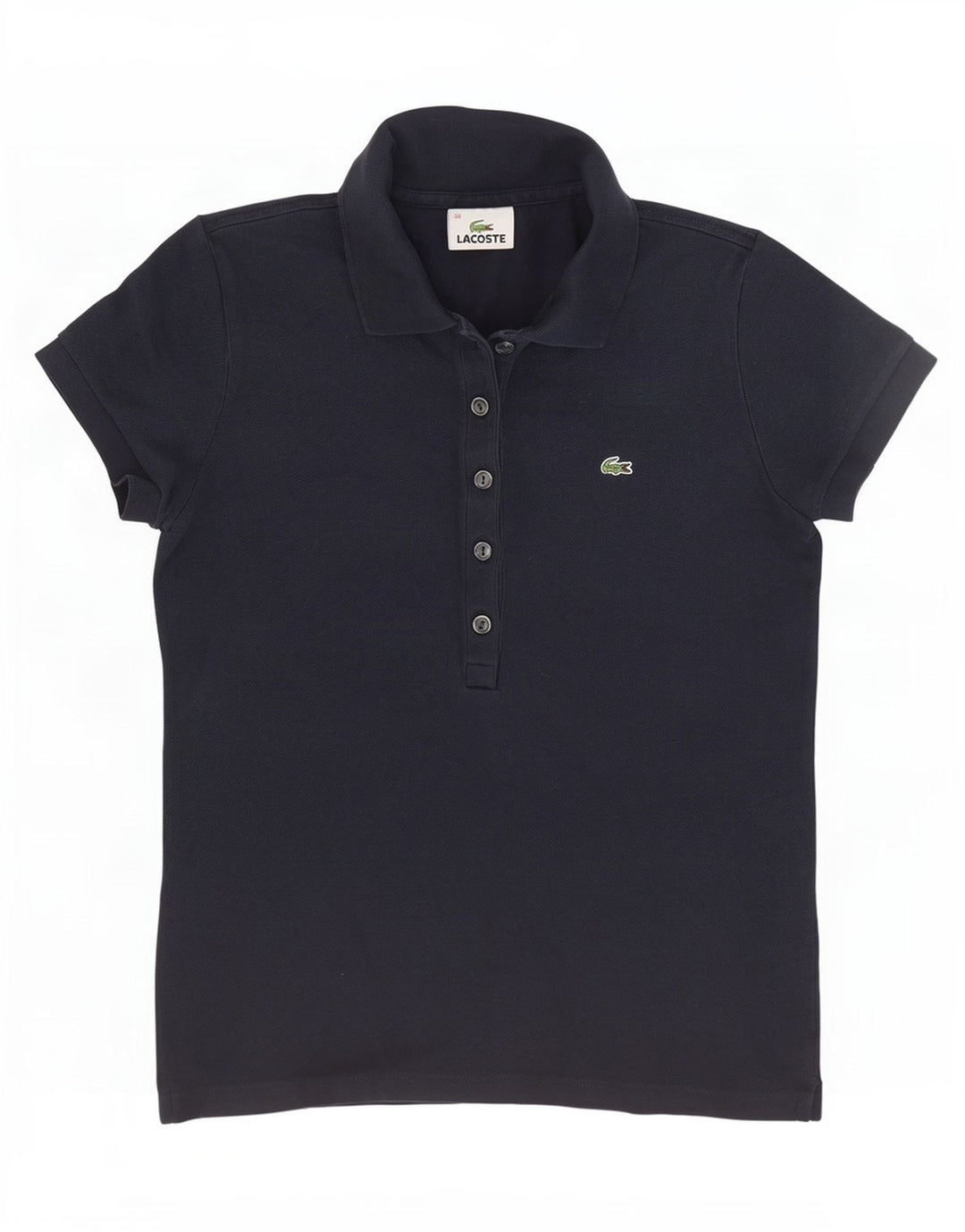 Polo da donna Lacoste taglia 38 media cotone blu navy