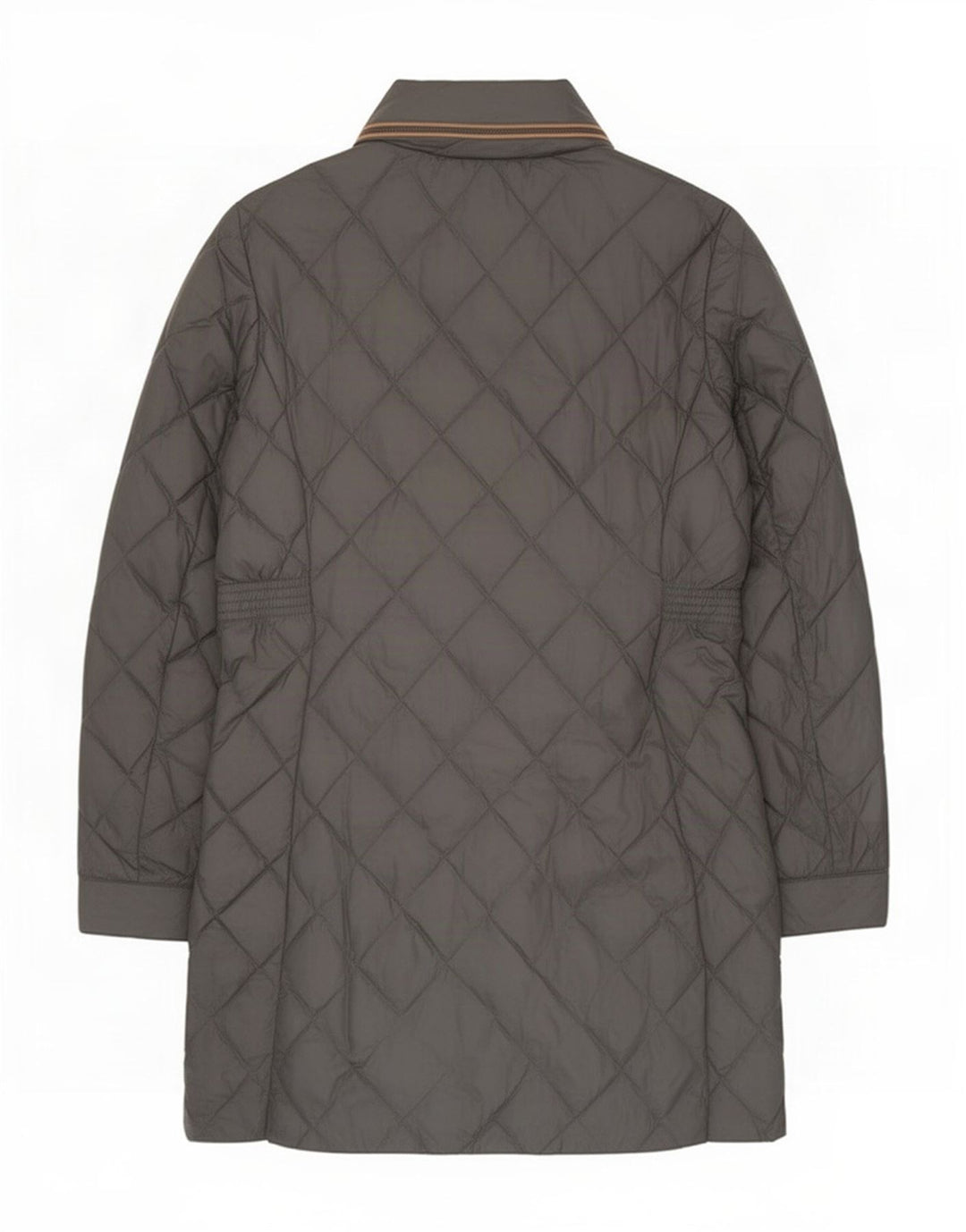 Soprabito trapuntato da donna Marks & Spencer UK 12 Poliammide grigio medio