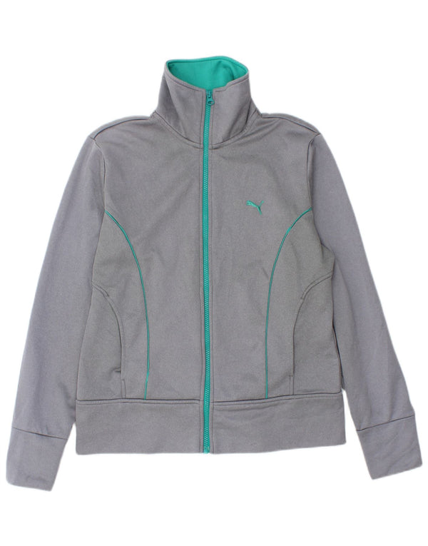 Giacca da tuta da donna PUMA UK 12 Poliestere grigio medio