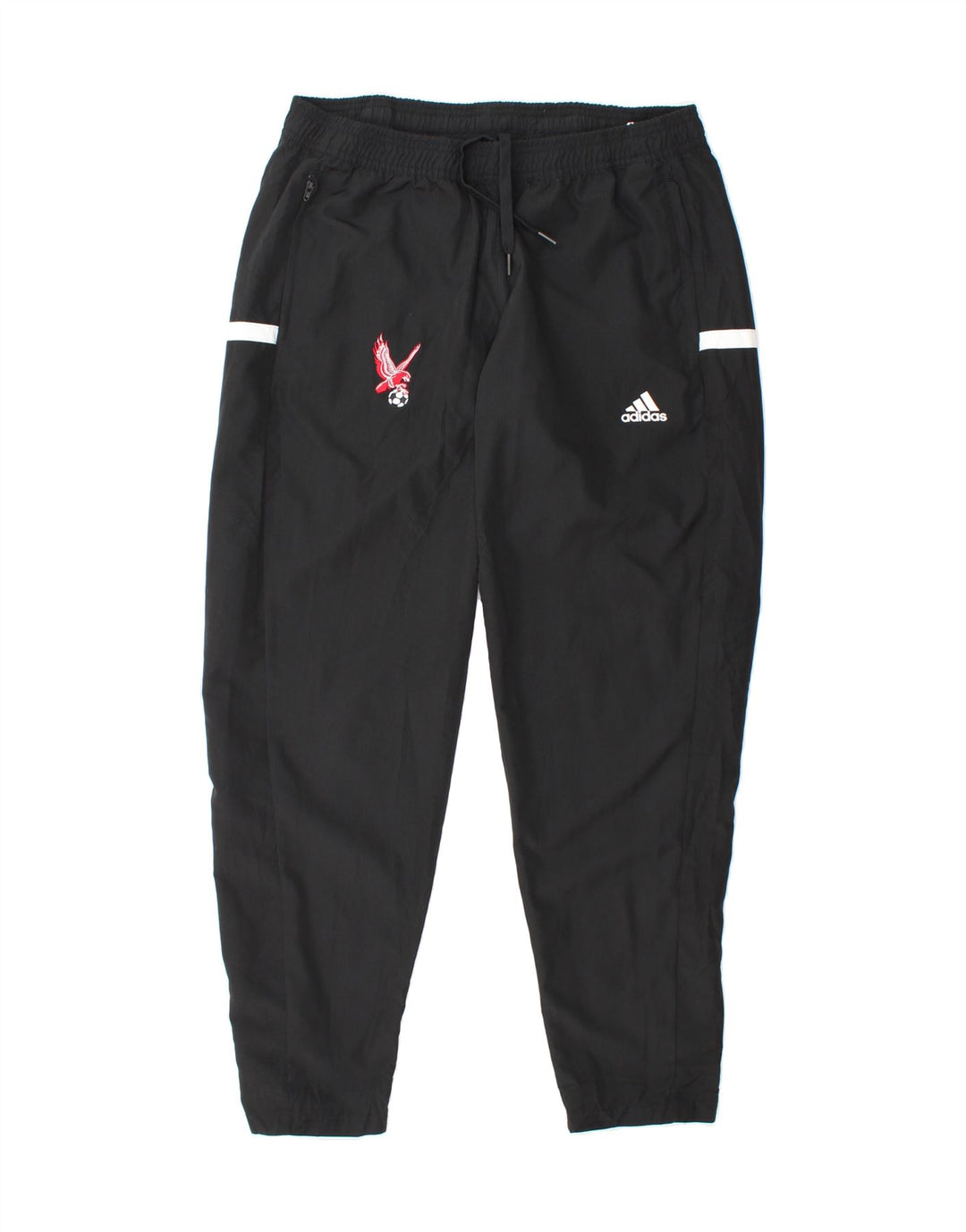 ADIDAS Womens Climalite Tracksuit Trousers UK 16/18 Large  Black Polyester Vintage Adidas and Second-Hand Adidas from Messina Hembry 