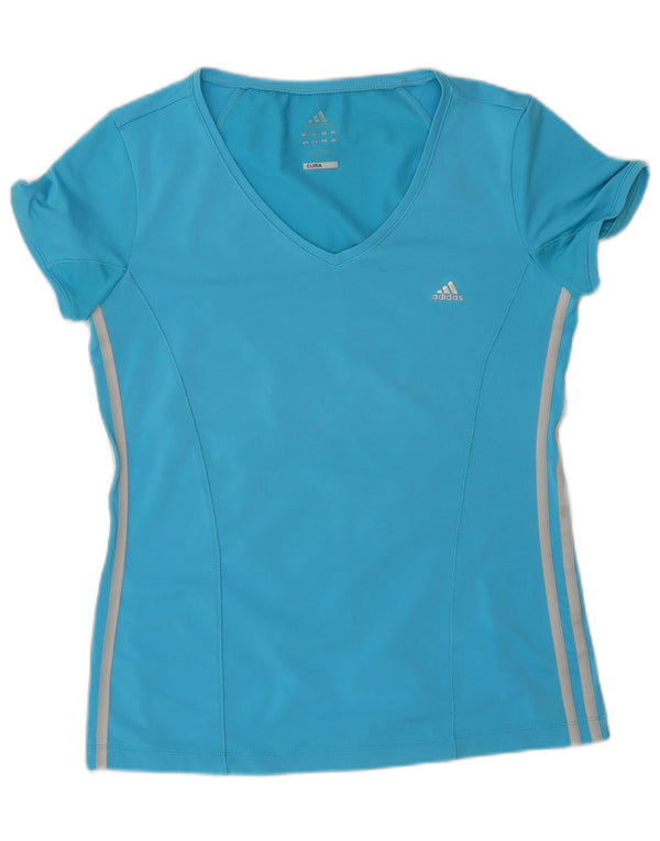 Maglietta Adidas Climacool da donna Top UK 16 grande blu