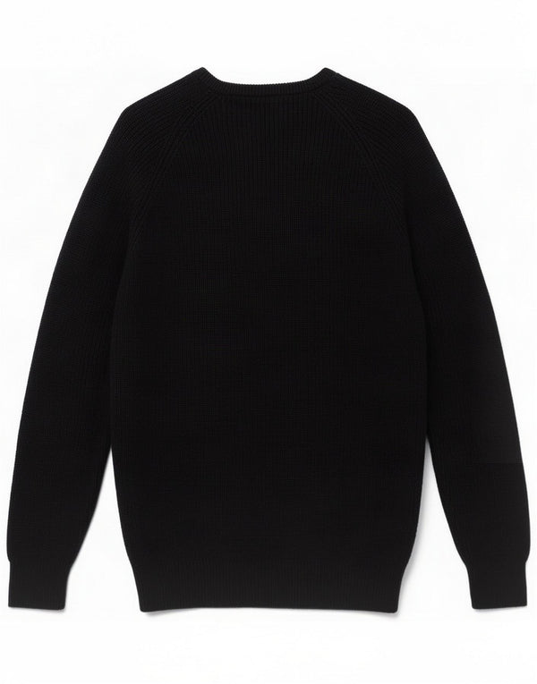 Zara Mens Boat Neck Jumper Sweater Large Navy Blue Cotton