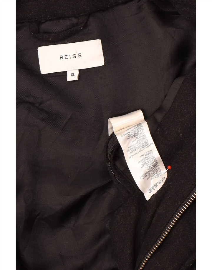 Giacca imbottita da uomo Reiss UK 42 XL lana nera
