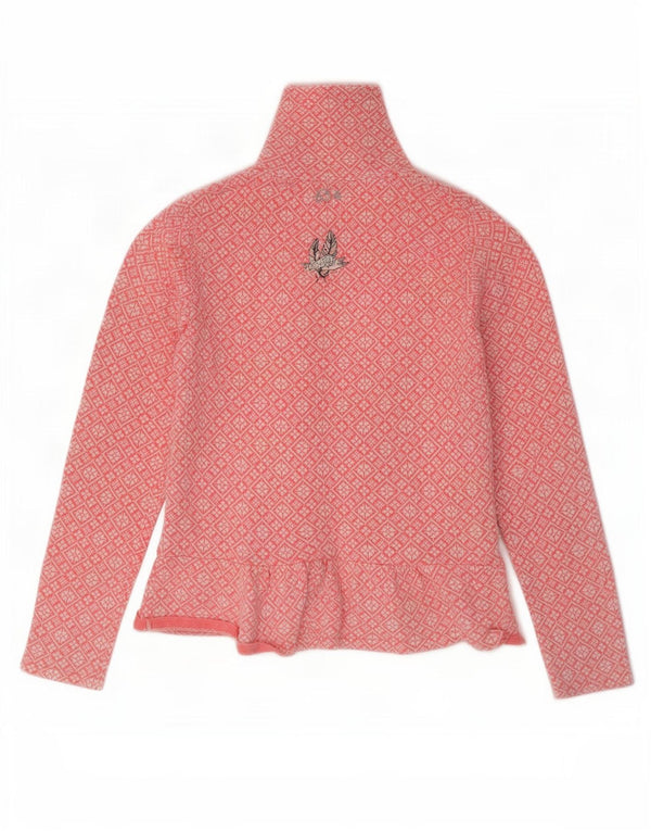 Maglione cardigan da donna Odd Molly taglia 2 cotone geometrico rosa medio