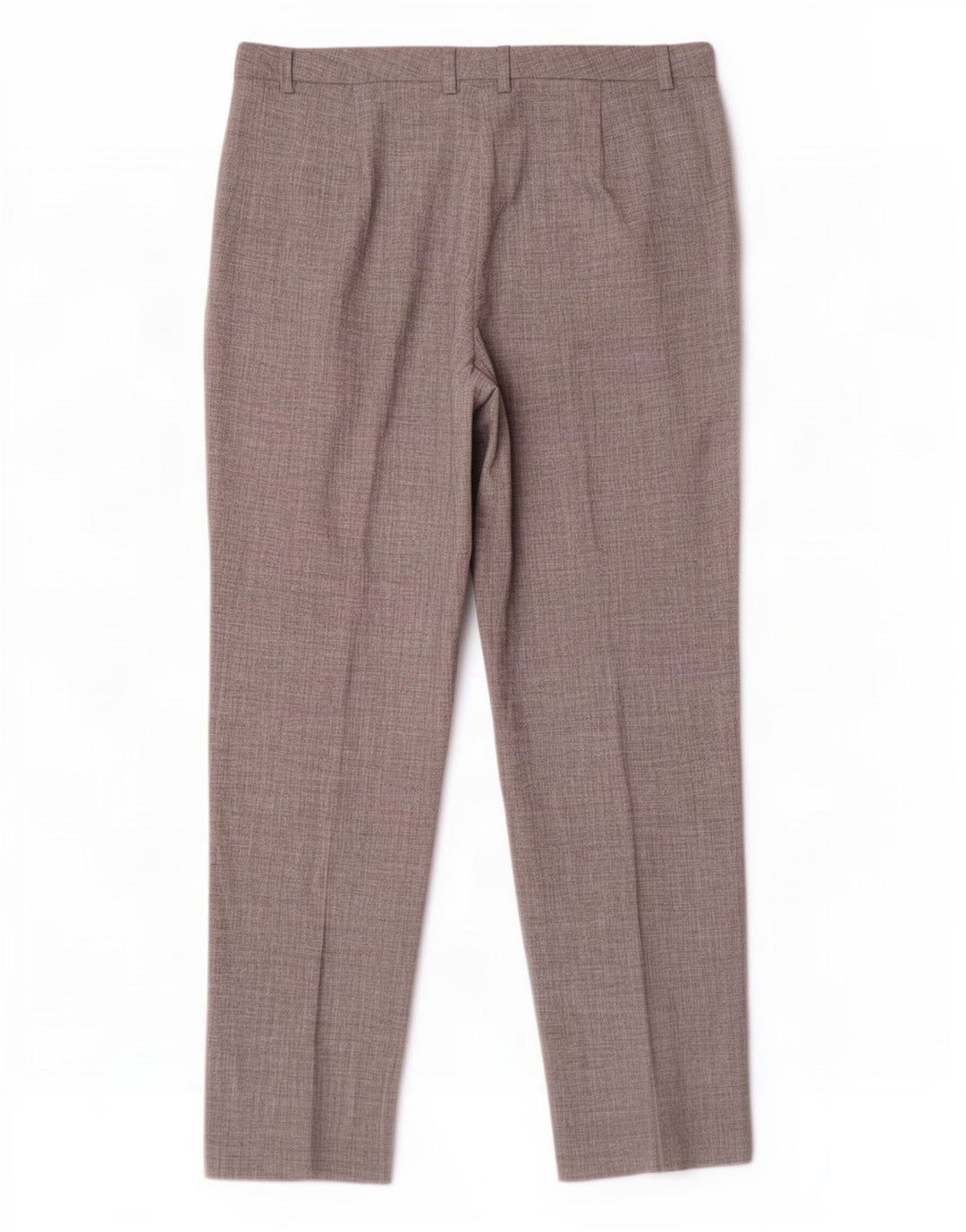 Pantaloni da abito da donna Marks & Spencer UK 16 Large W34 L30 Poliestere grigio