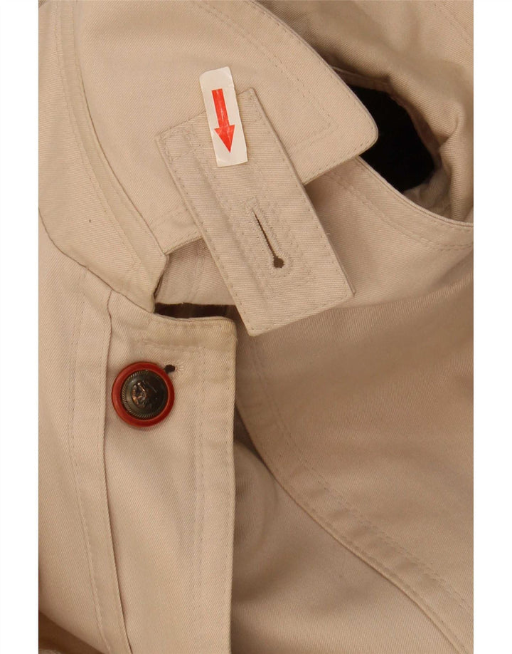 Cappotto vintage da donna UK 18 XL in acrilico beige