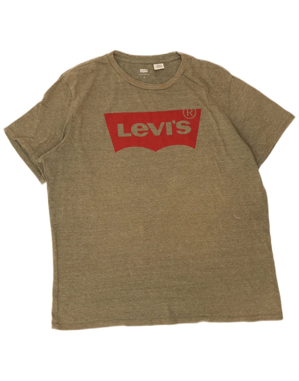 T-shirt grafica da uomo Levi's Top XL Cachi chiazzato