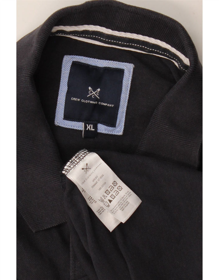 CREW CLOTHING Polo da uomo XL in cotone blu navy