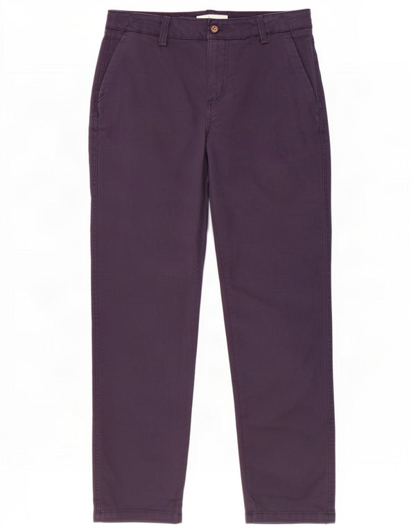 Pantaloni chino slim da donna Joules UK 12 medi W30 L29 cotone blu navy