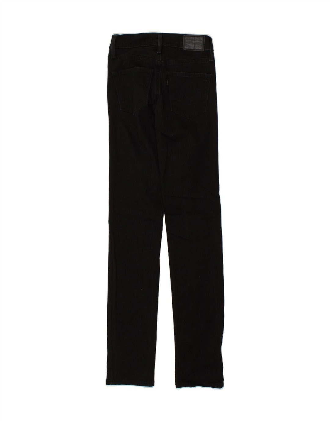 LEVI'S Womens Slimming Slim Jeans W24 L32 Black Cotton Vintage Levi's and Second-Hand Levi's from Messina Hembry 