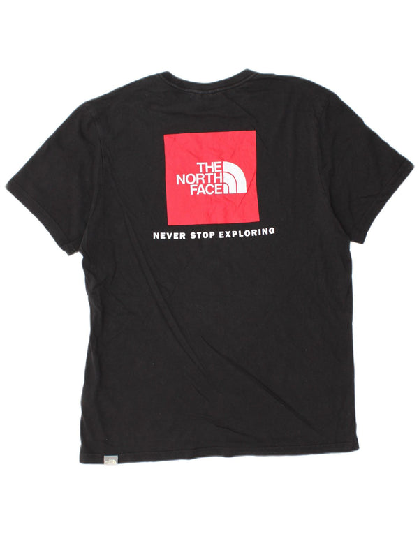 T-shirt grafica da uomo The North Face Top in cotone nero medio