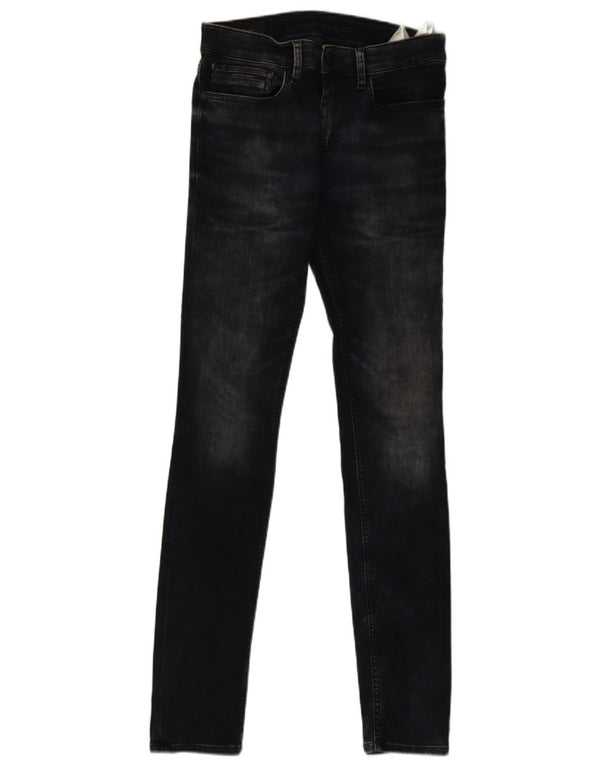 Jeans skinny da uomo Calvin Klein W29 L34 cotone nero