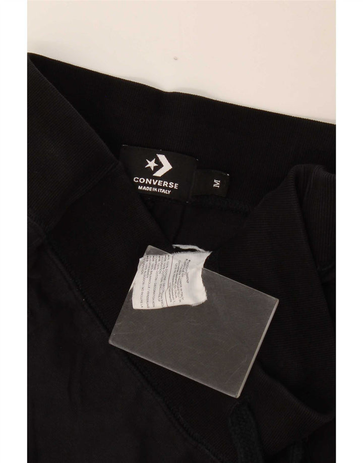 Converse Pantaloni da tuta da uomo Joggers medio cotone nero
