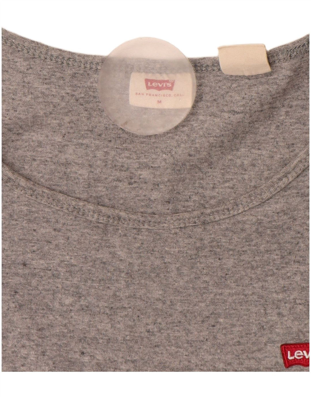T-shirt da donna Levi's Top UK 12 Cotone screziato grigio medio