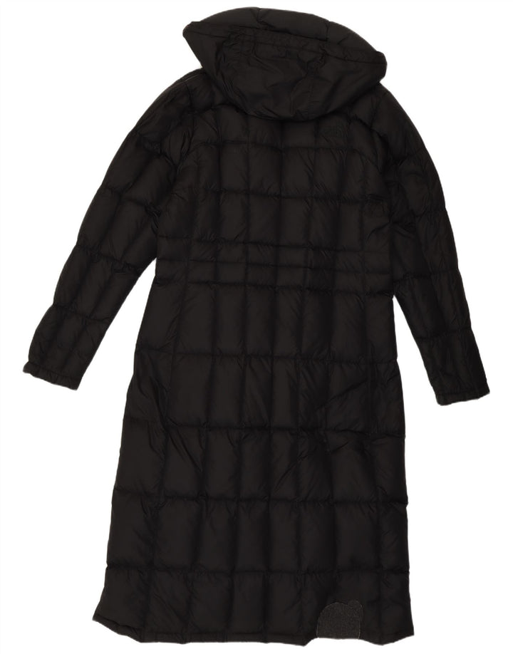 Cappotto imbottito lungo con cappuccio da donna The North Face UK 12 medio nero