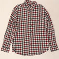 CHAPS Camicia da uomo in flanella di cotone a quadri multicolore grande