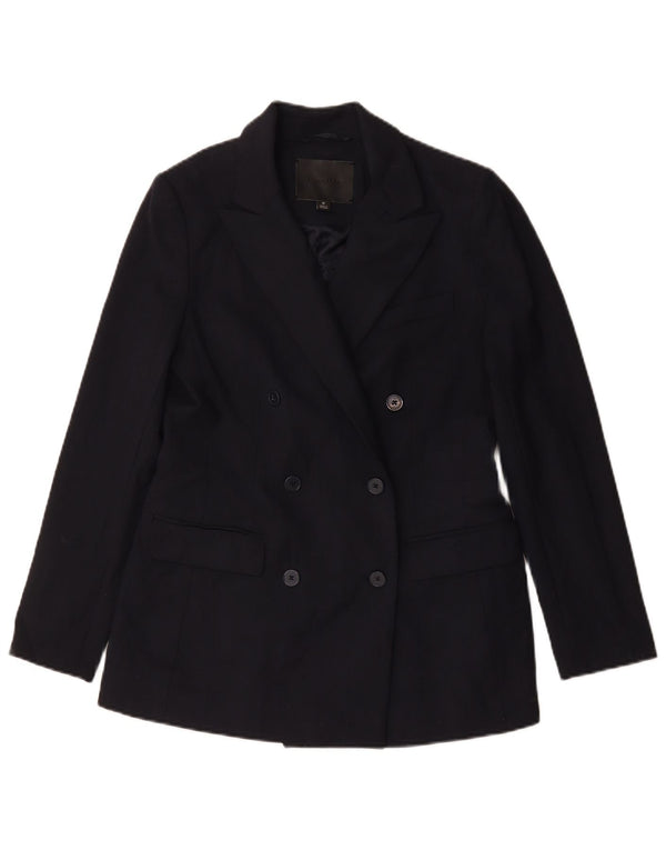 Giacca blazer autografa da donna Marks & Spencer UK 10 piccola blu navy