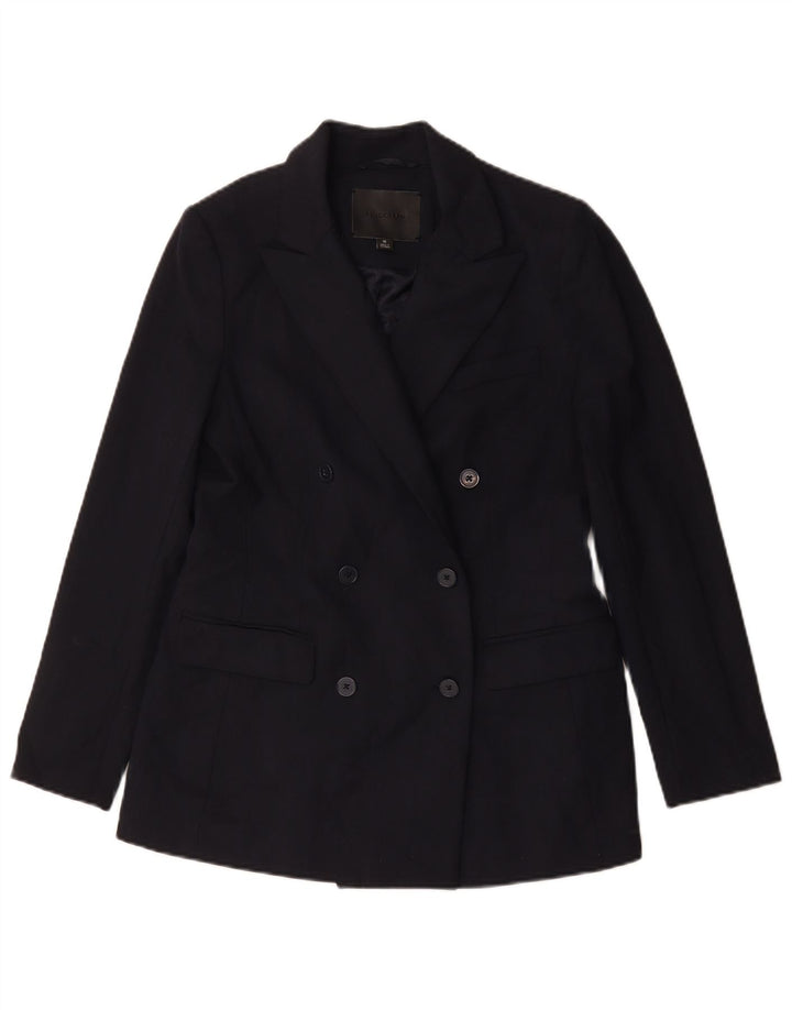 Giacca blazer autografa da donna Marks & Spencer UK 10 piccola blu navy