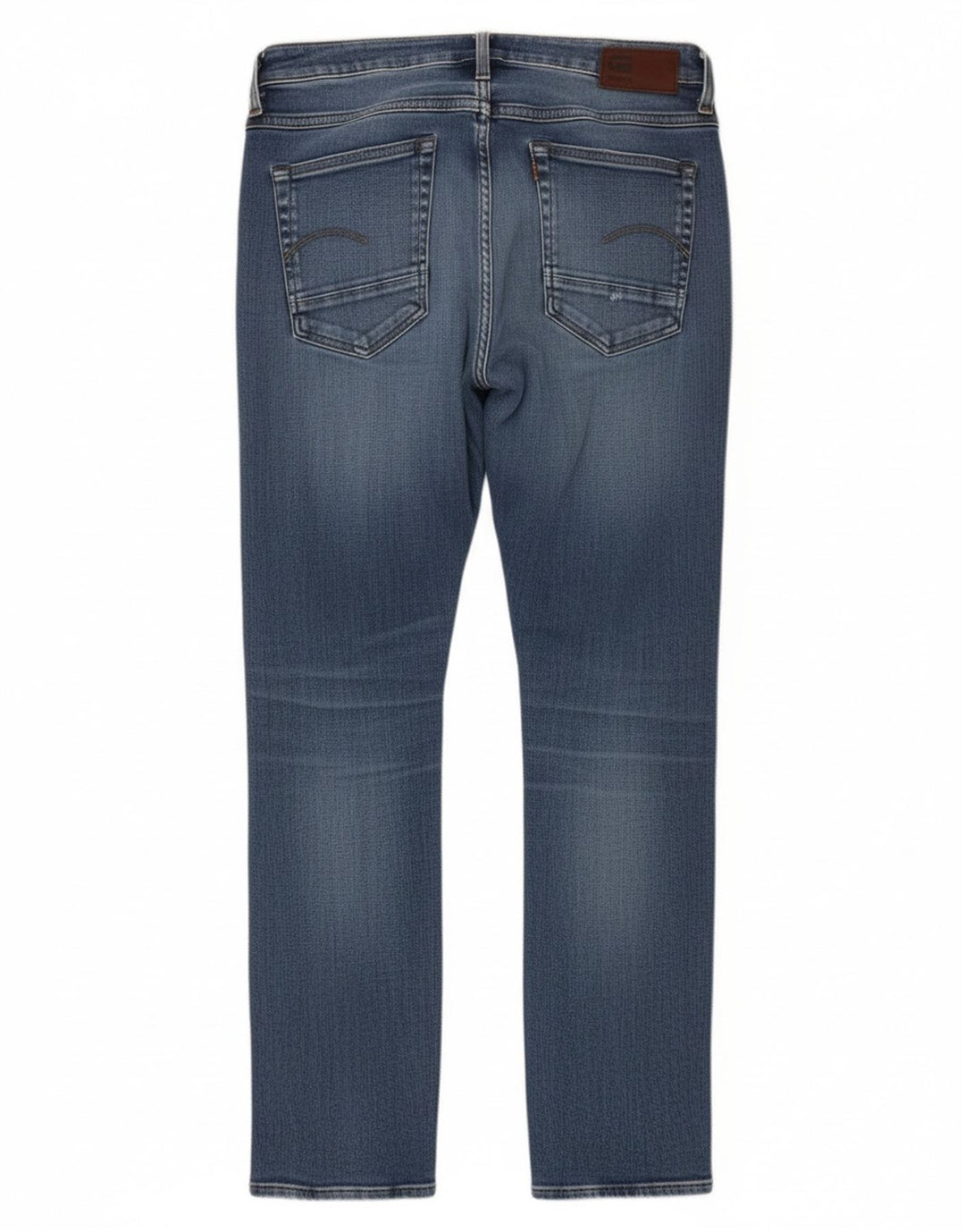 Jeans slim invecchiati da donna G-Star W24 L30 cotone blu