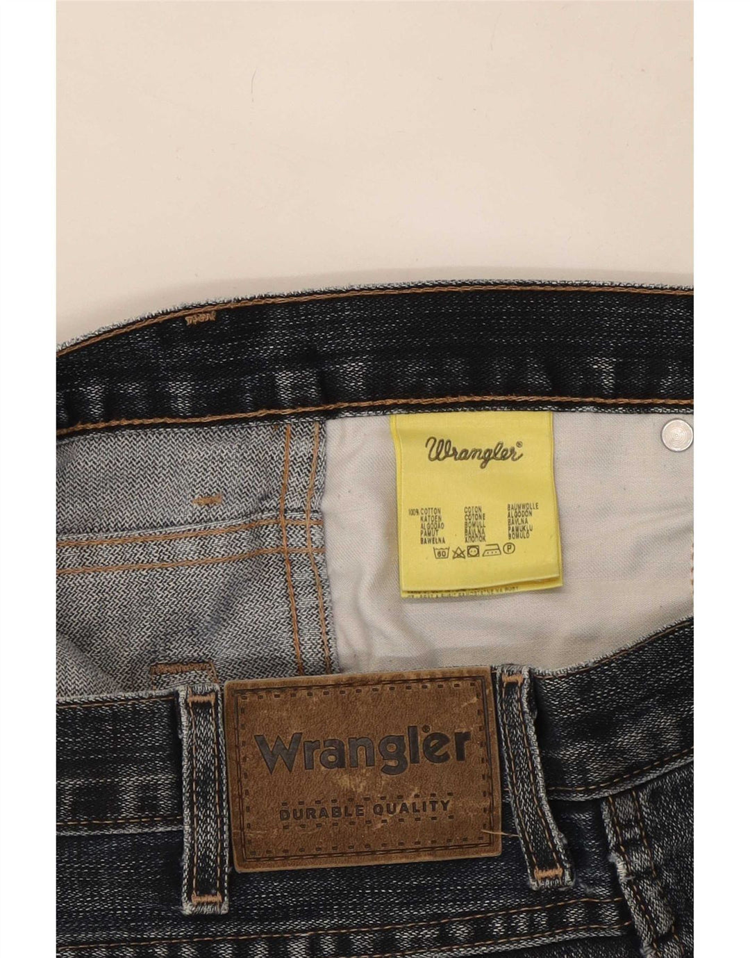 Jeans Bootcut da uomo Wrangler W31 L32 cotone blu navy