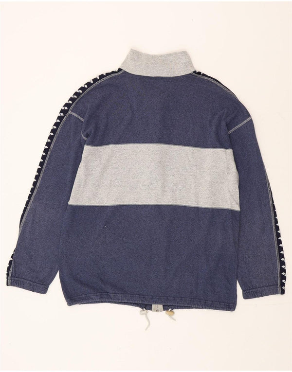 Arena Mens Graphic Tracksuit Top Jacket Small Blue Colourblock