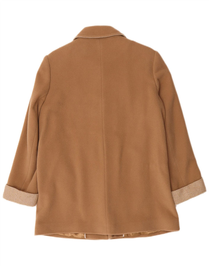 Cappotto oversize da donna Eastex UK 10 Small Beige in poliammide