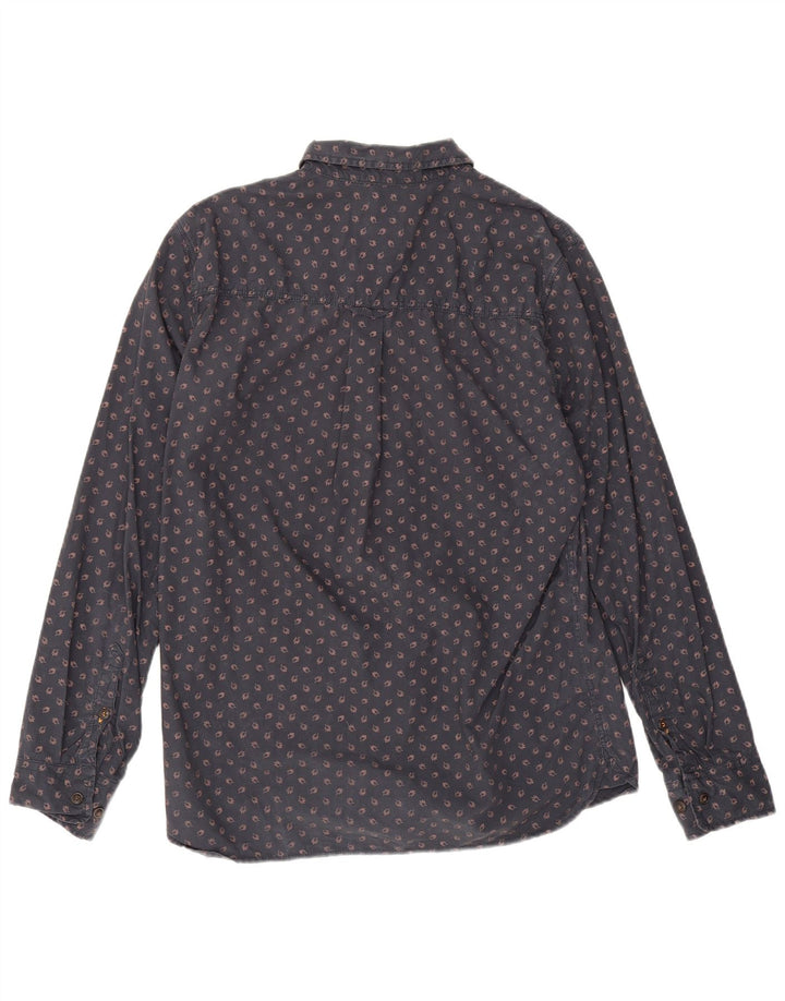 Camicia da uomo Fat Face Cotone floreale medio blu navy